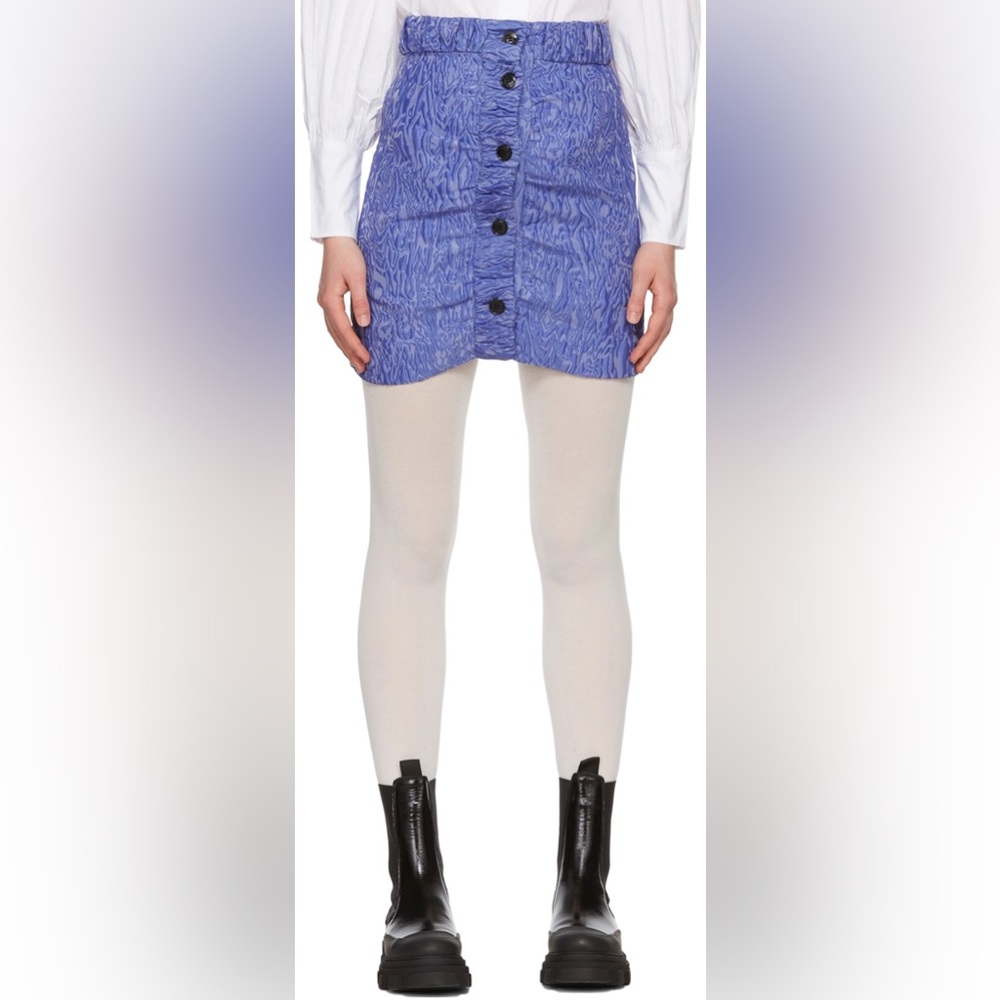 Ganni Jacquard Mini Skirt